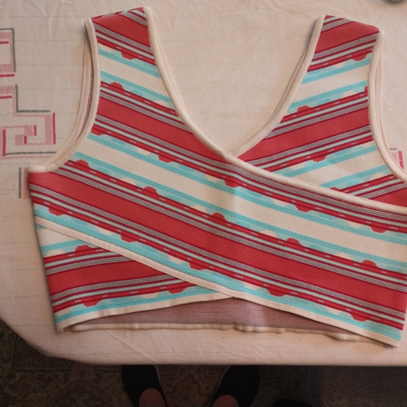 BCBGMaxAzria Tops - Bcbg crop top size large